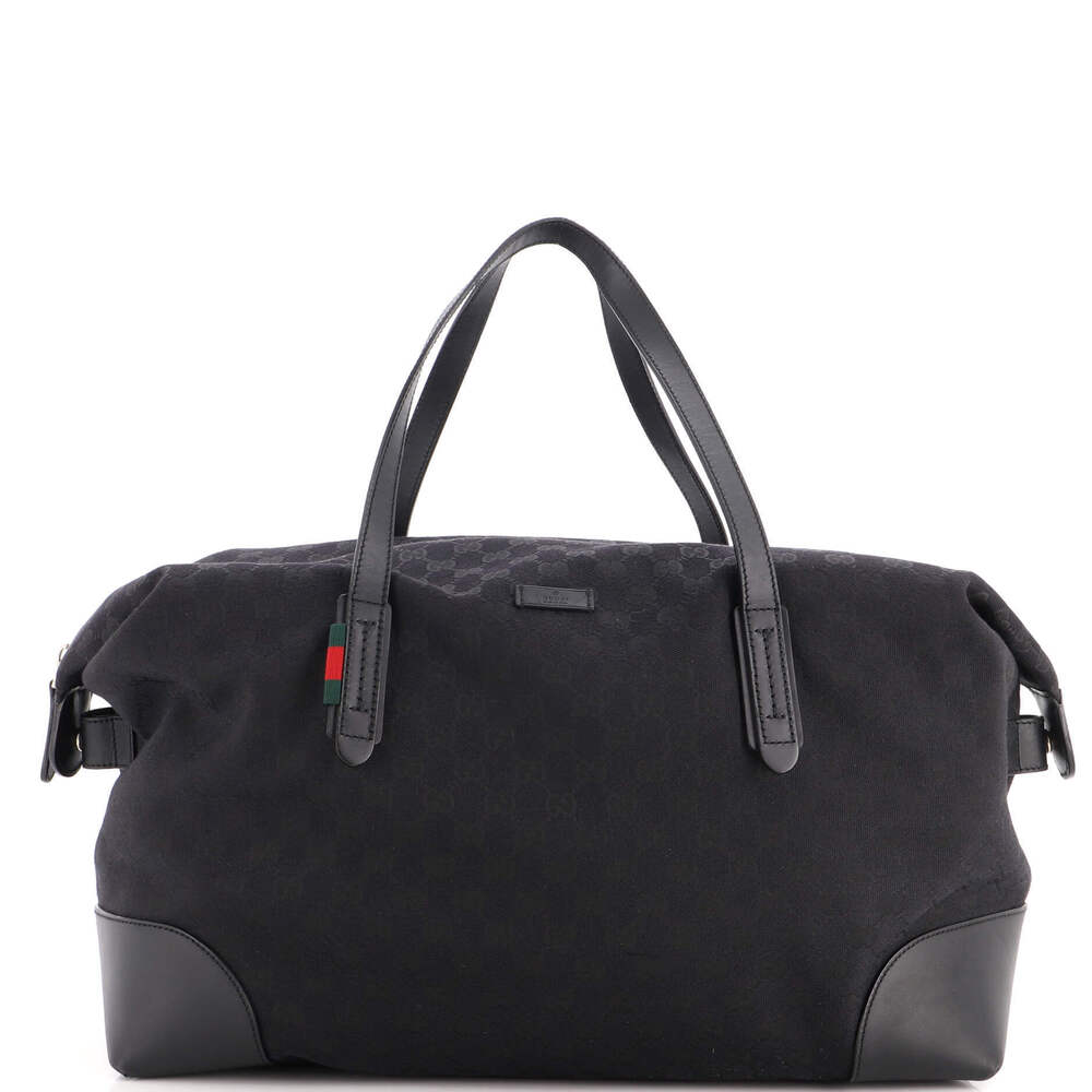 Gucci Original Carry On Duffle Bag GG Canvas